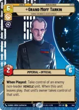 Grand Moff Tarkin - Taking Krennic's Achievement (Hyperspace Foil) (SEC-948)