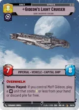 Gideon's Light Cruiser - Dark Troopers' Station (Hyperspace) (SHD-WPP-005)