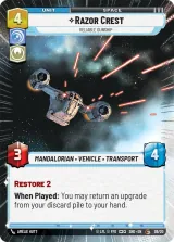 Razor Crest - Reliable Gunship (Hyperspace) (SHD-WPP-009)