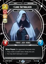 Luke Skywalker - Profit or Be Destroyed (SN1-112)