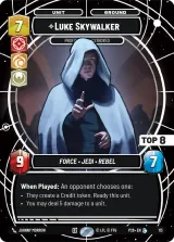 Luke Skywalker - Profit or Be Destroyed (Top 8) (SN1-113)