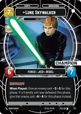 Luke Skywalker - Jedi Knight (Champion) (SN1-175)