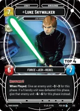 Luke Skywalker - Jedi Knight (Top 4) (SN1-177)