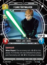 Luke Skywalker - Jedi Knight (Top 8) (SN1-178)