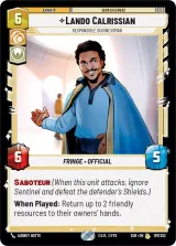 Lando Calrissian - Responsible Businessman (SOR-197)