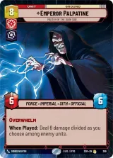Emperor Palpatine - Master of the Dark Side (Hyperspace) (SOR-399)