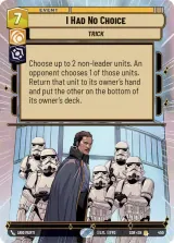 I Had No Choice (Hyperspace) (SOR-450)