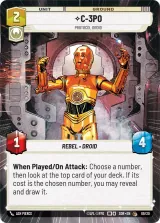 C-3PO - Protocol Droid (Hyperspace) (SOR-WPP-009)