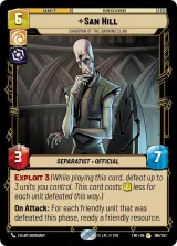 San Hill - Chairman of the Banking Clan (TWI-186)