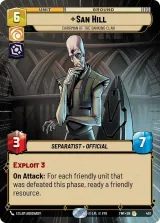 San Hill - Chairman of the Banking Clan (Hyperspace) (TWI-451)